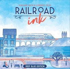 Railroad Ink: Deep Blue Edition board game BNIS