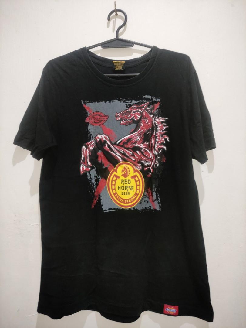 Red horse shirt Dickies (Category: Tshirts & Polo Shirts ) located in Cavite. Submitted by lezzgodeclutter (Listing ID 1183699655, Image 1). Description: used but not abused. add 150 for shipping, (lbc only) location: Imus Cavite meet up: imus bdo/camella bayan luma 3 payment method: gcash/unionbank or cash if meet up.