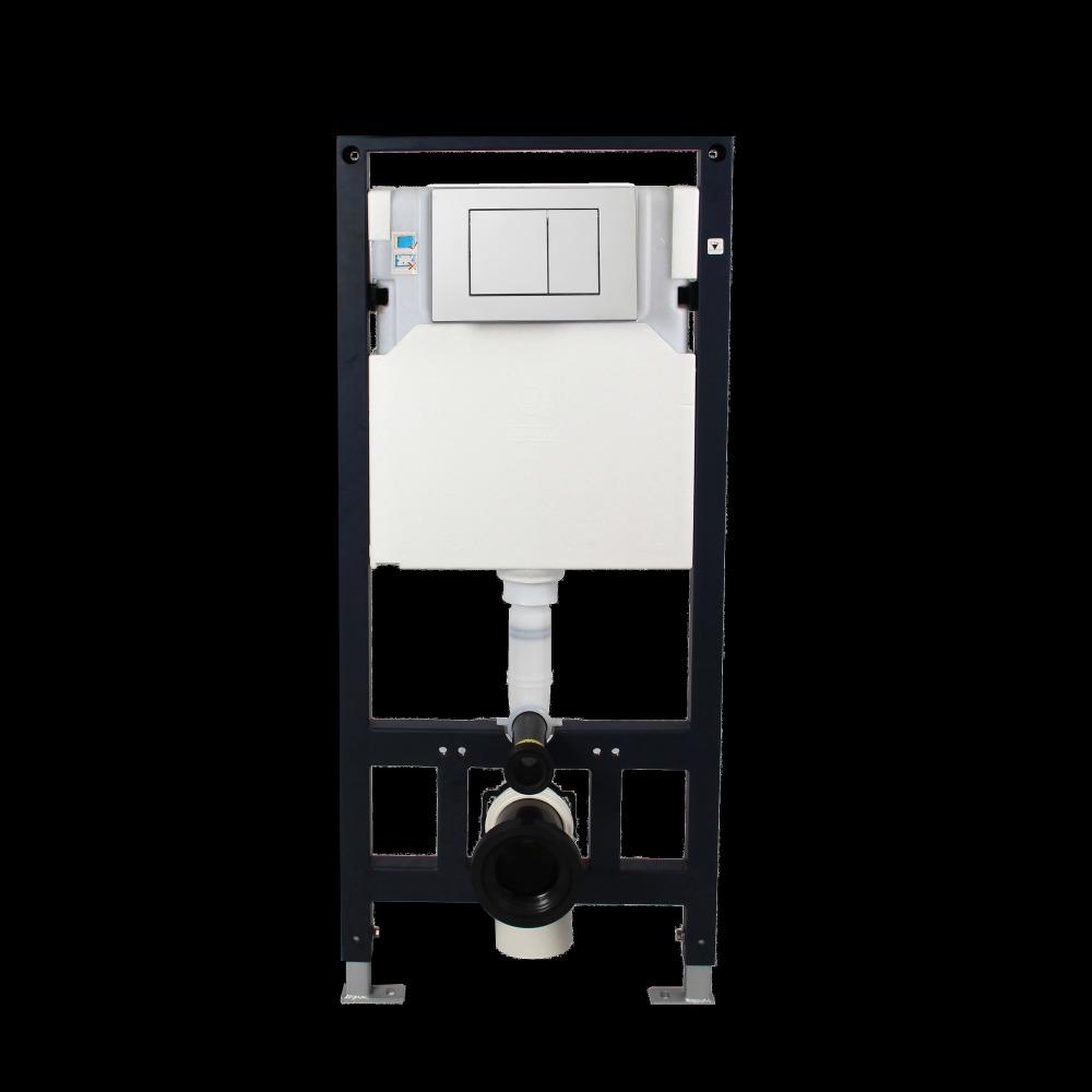 RUBINE Wall Hung Toilet Bowl and R&T Full Framed Flushing System