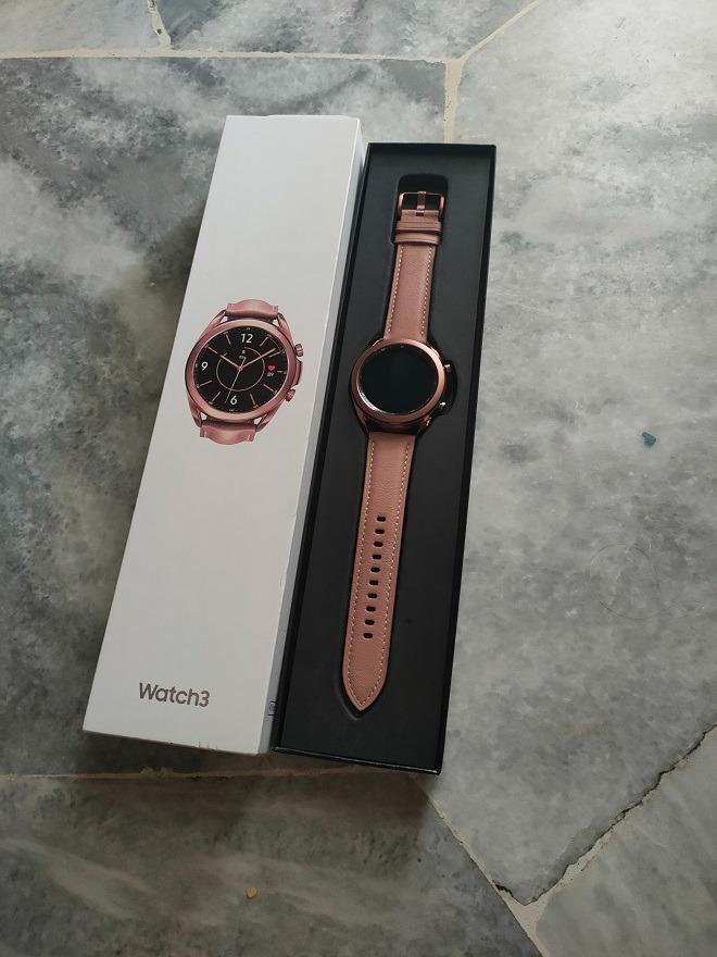 Samsung Watch 3 Bronze Color Ori Sme Full Set New Mobile Phones Gadgets Wearables Smart Watches On Carousell