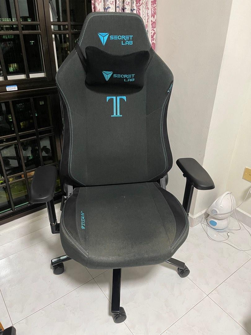 Secretlab TITAN XL 2020 softWeave Charcoal Blue / Black, Furniture