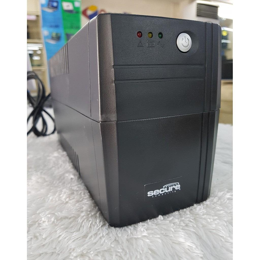 Secure UPS 1000VA Uninterruptible Power Supply (Category: Office & Business Technology) located in Manila. Submitted by sdfsolutions (Listing ID 1183815991, Image 2). Description: Brand: Secure Model: 1000VA Input Voltage: 230VAC Input Voltage Range: 140-300VAC Output Frequency: 50 or 60 Hz Output Waveform: Simulated Sine Wave Transfer Time: Typical 2-6ms Dimension(mm): 282 x 101 x 142 Typical Recharge Time: 9-10hours Protection: Discharge, overc