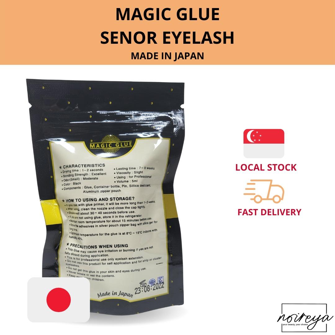 Senor Eyelash Magic Glue Eyelash Extension Glue Made in Japan Fast Drying, Beauty & Personal