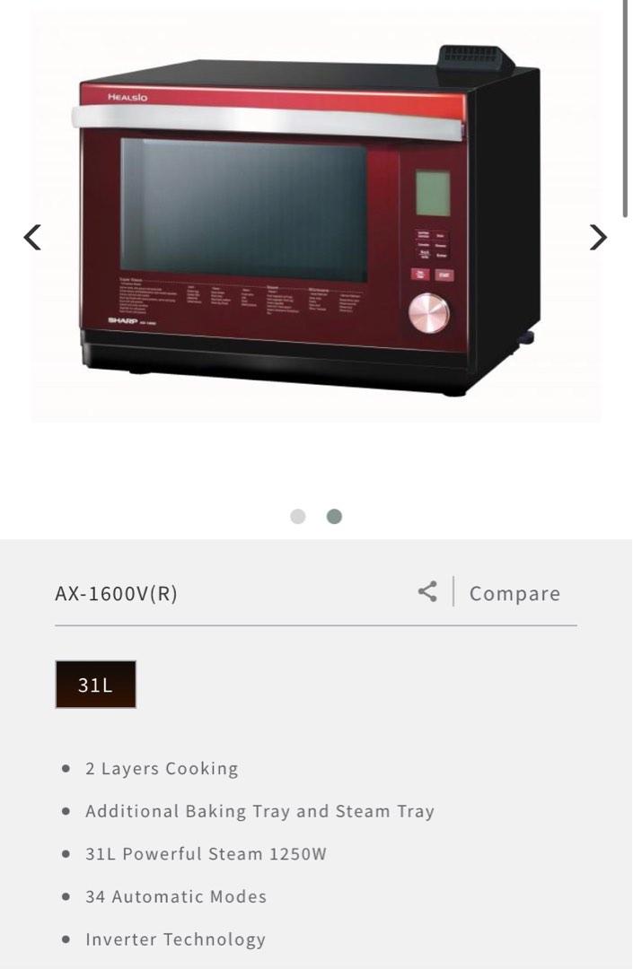 Sharp Helsio Steam Microwave Oven, TV & Home Appliances, Kitchen