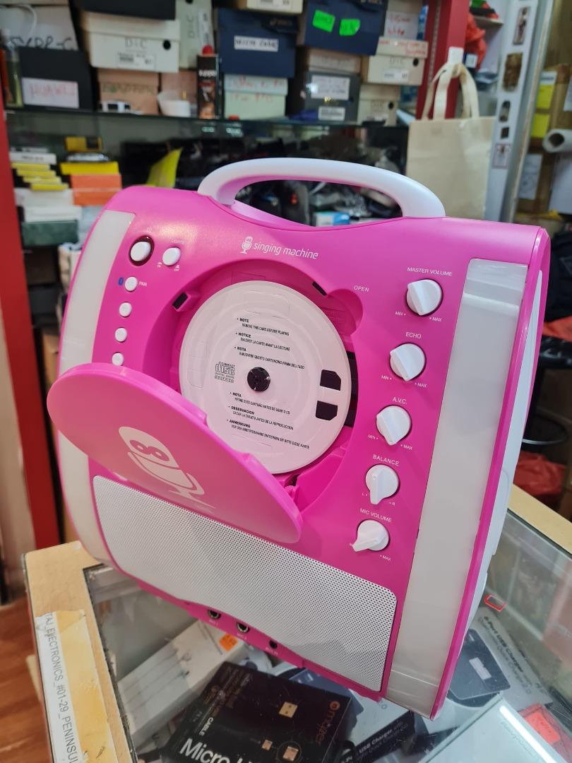 Singing Machine Classic Series SML363P (Pink) Bluetooth Karaoke System