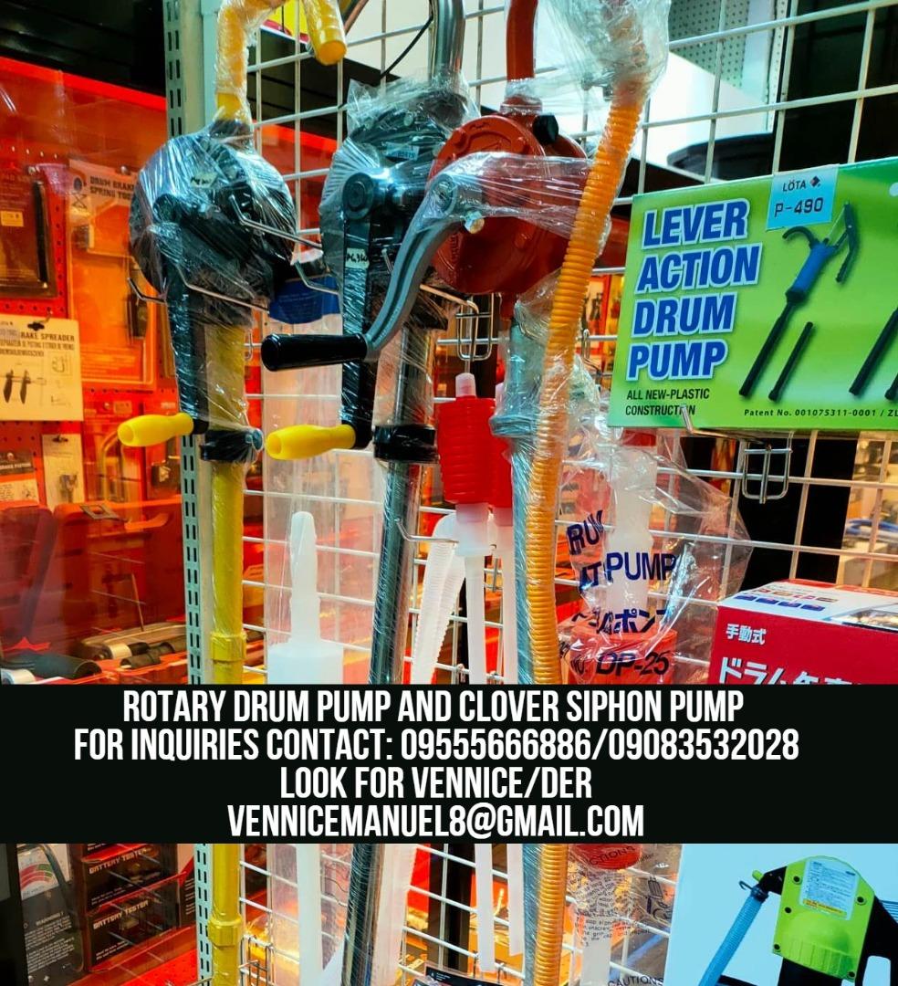 Siphon pump and Rotary pump (Category: Construction Tools & Equipment) located in Manila. Submitted by vlmhardwarevennice (Listing ID 1183743827, Image 1). Description: 09555666886/09083532028 look for vennice/der or email me at ceriseconstruction@gmail.com vennicecahello@gmail.com baderalhashan@gmail.com We also offer shipping via Lalamove, jrs, and other tracking and bus liner Office located at sta cruz manila and imus cavite Industrial Product