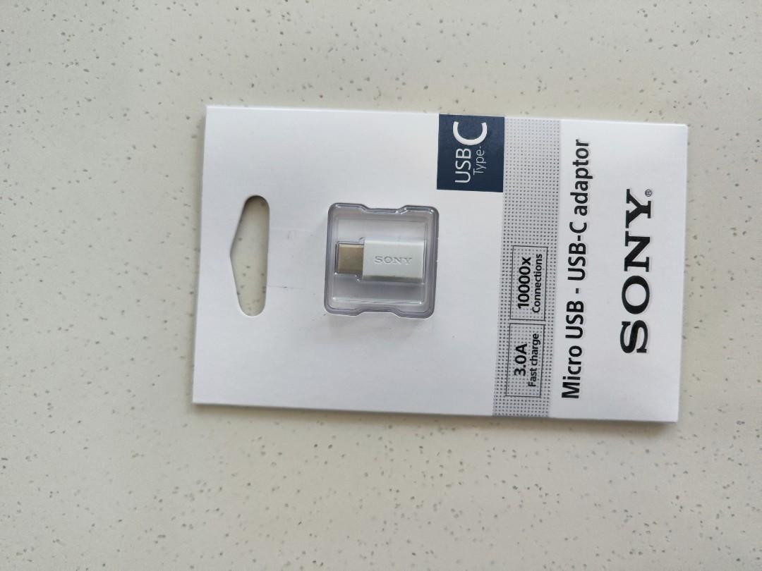 Sony Micro usb to usbc adapter, Computers & Tech, Parts & Accessories