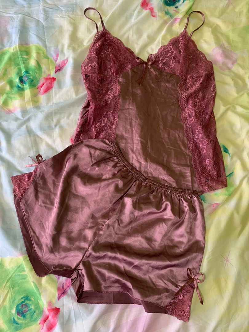 Spag Lace Lingerie Loungewear Pyjamas, Women's Fashion, New