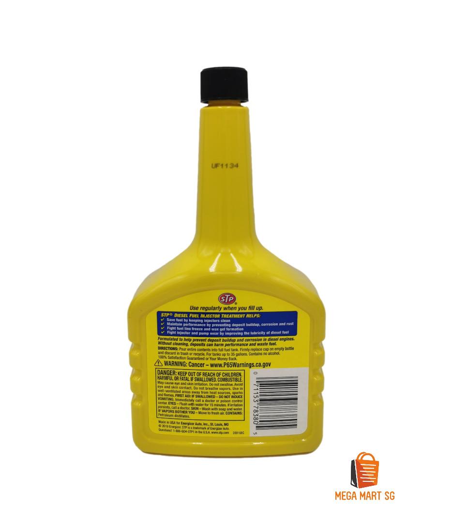 STP Diesel Fuel Injector Treatment 20 Fl Oz (591ml), Car Accessories