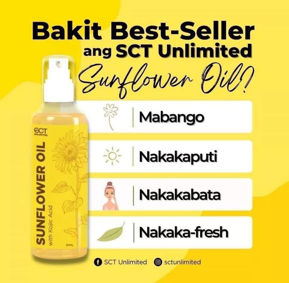 Sunflower oil with kojic acid, 健康及營養品, 保健食品, 維他命及補充品在旋轉拍賣