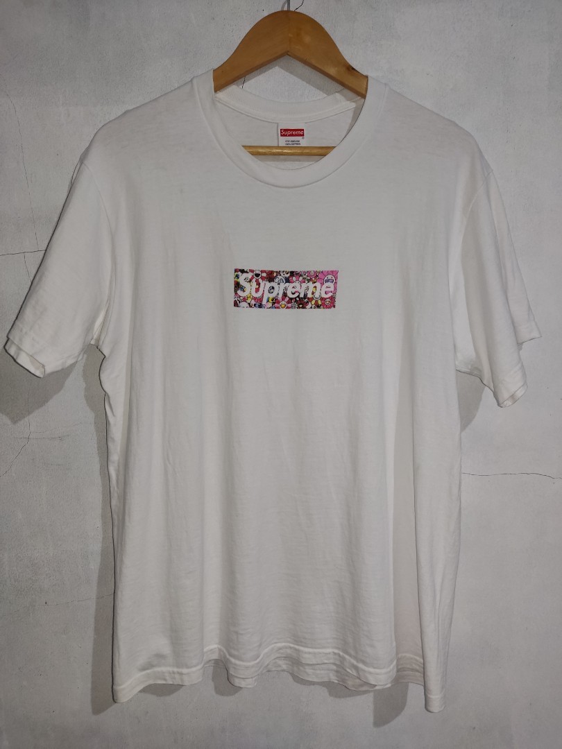 Supreme 2020 Takashi Murakami Covid-19 Relief Box Logo T-Shirt - White  T-Shirts, Clothing - WSPME65611