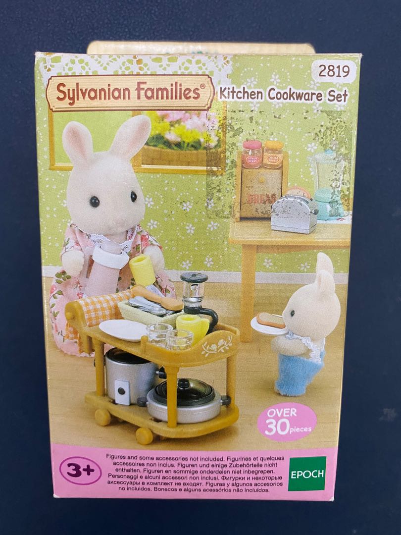 Sylvanian Families Kitchen Cookware Set, Hobbies & Toys, Toys & Games