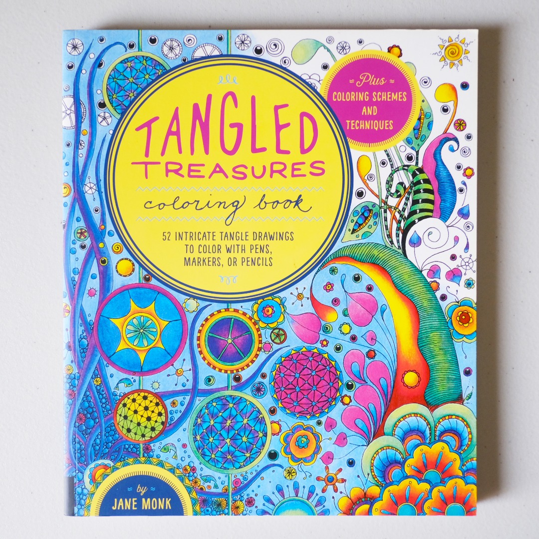 Tangled Treasures Coloring Book, Hobbies & Toys, Stationary & Craft ...