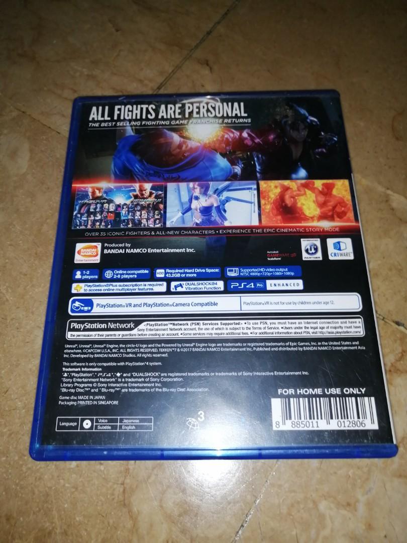 TEKKEN 7 PS4 ORIGINAL (Category: PlayStation) located in Quezon City. Submitted by hatebreeders (Listing ID 1183875827, Image 2). Description: ✓₱800 ONLY🔥🔥🔥🔥🔥 ✓READY TO USE ✓EXCELLENT CONDITION PERFORMANCE ✓ALL ORIGINAL ✓PICK UP KINGSPOINT SAUYO, NOVALICHES QC ✓MEET UPS SM CITY NOVALICHES ✓PM ME FOR FASTER TRANSACTION 👌👍🤙🖤 ✓09425551311 SUN.
