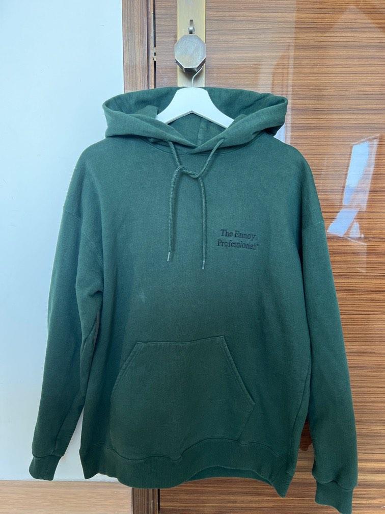 The Ennoy professional dark green hoodie large RARE, 男裝, 上身及 ...