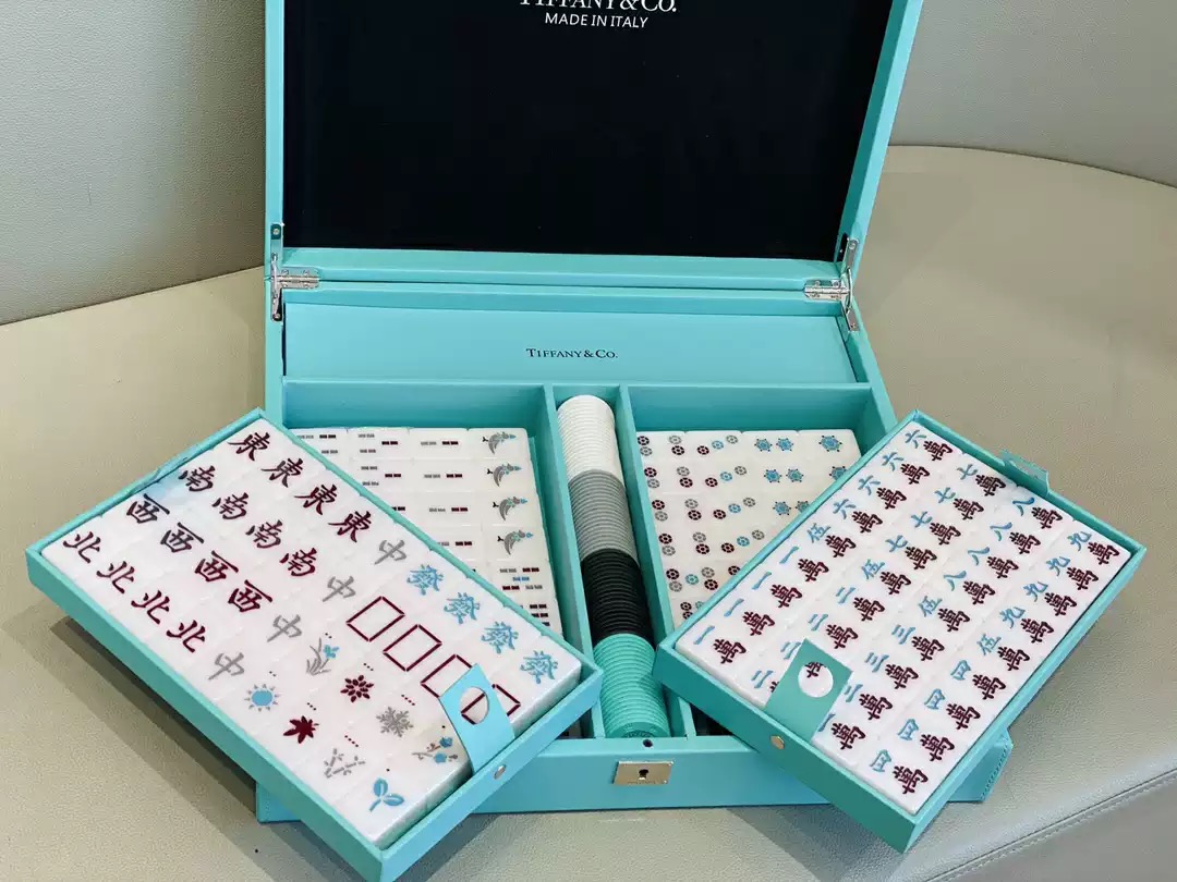 tiffany mahjong set