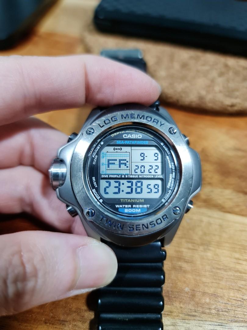 Titanium Casio Sea pathfinder Twinsensor SPF 100SJ