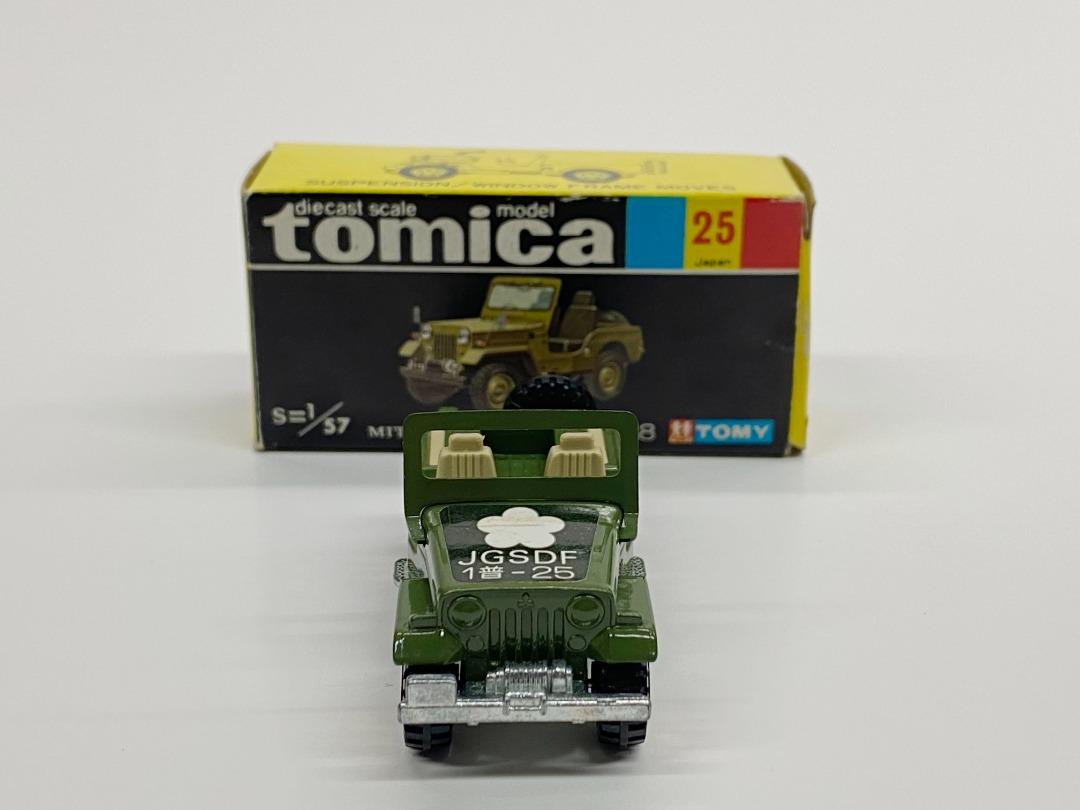 Tomica No.25 Mitsubishi Jeep H-J58 (green), 興趣及遊戲, 玩具& 遊戲