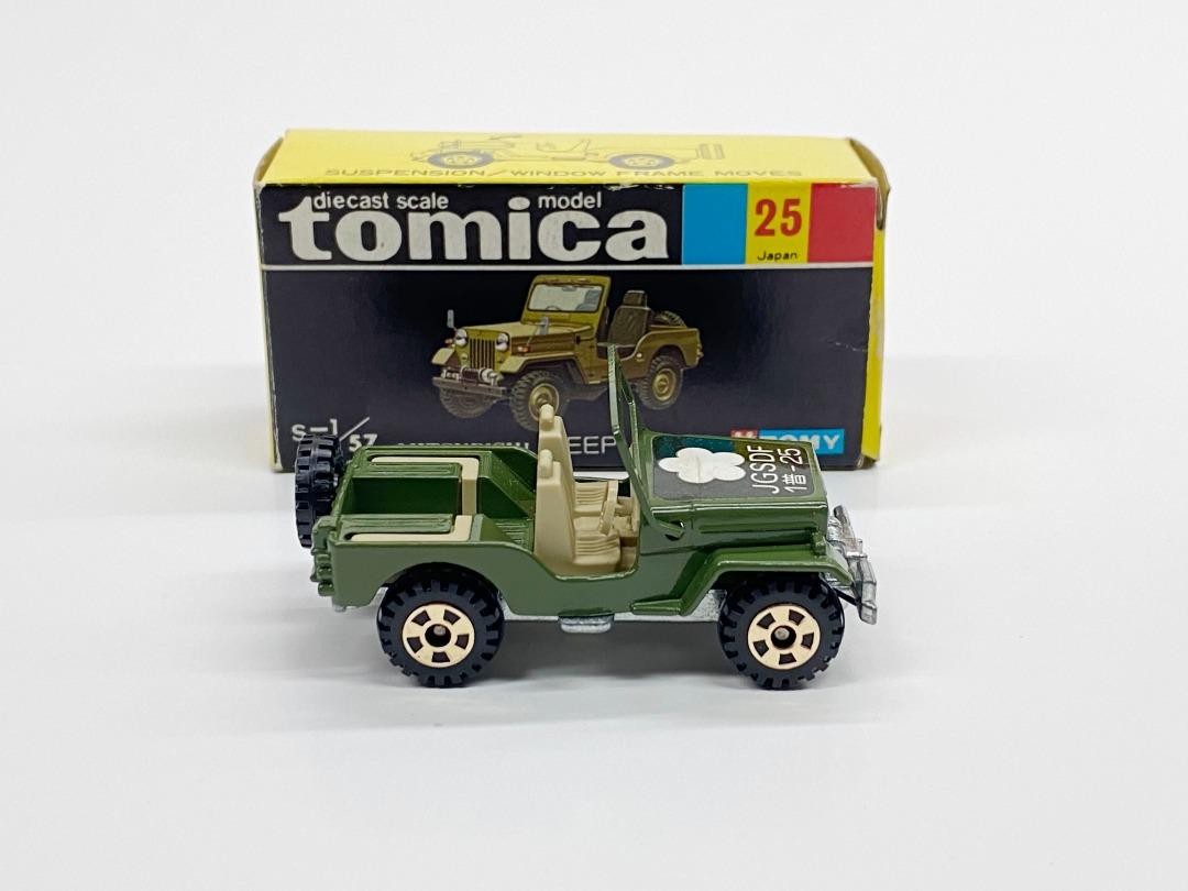 Tomica No.25 Mitsubishi Jeep H-J58 (green), 興趣及遊戲, 玩具& 遊戲