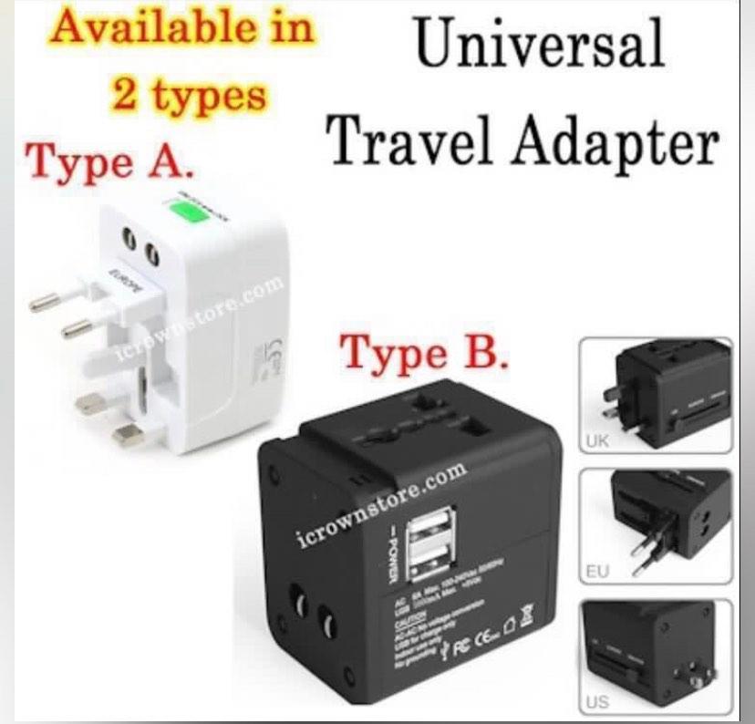 Travel Adapter / Travel Adaptor universal plug export use Easy