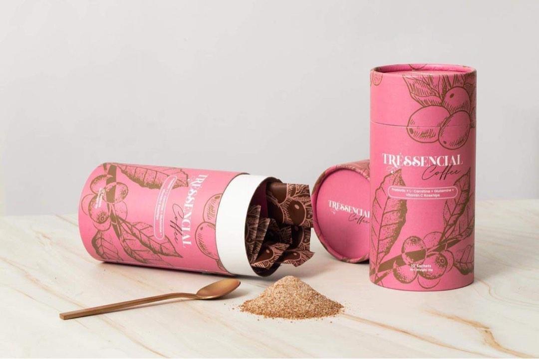 Tressencial coffee (Category: Health Food, Drinks & Tonics) located in Navotas City. Submitted by issacorpuz (Listing ID 1183779238, Image 2). Description: A must try! Coffee with probiotic glutamine,l-carnitine and vitamin c rosehips! New to market! .