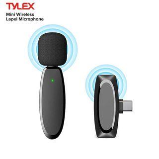 Tylex Mini Wireless Lapel Microphone for video recording and livestream