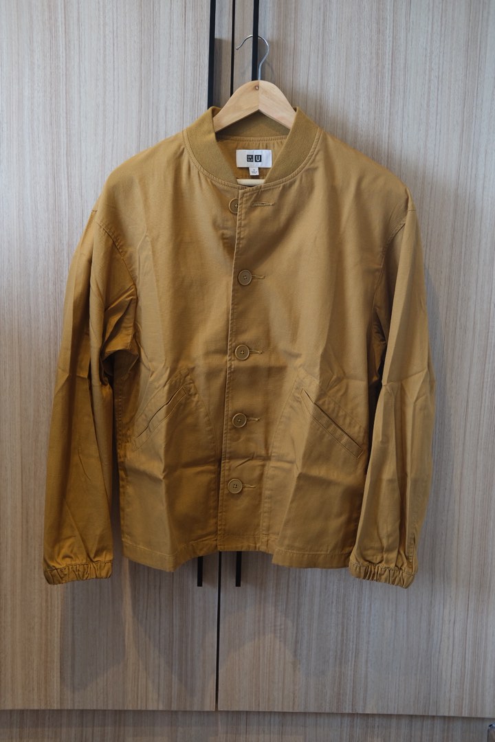 Uniqlo U Rib Blouson Bomber Jacket, Men's Fashion, Coats, Jackets and