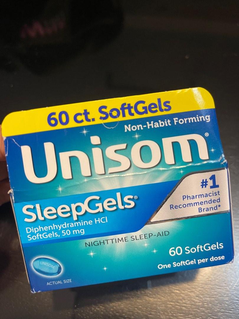 Unisom SleepGels, Health & Nutrition, Health Supplements, Vitamins ...