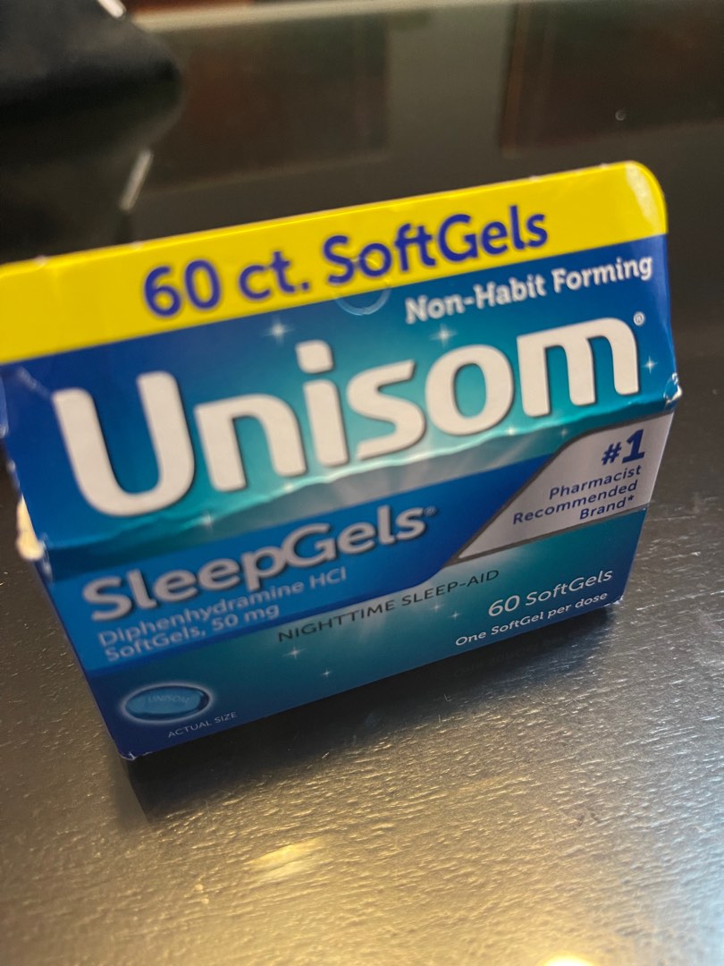 Unisom SleepGels, Health & Nutrition, Health Supplements, Vitamins ...