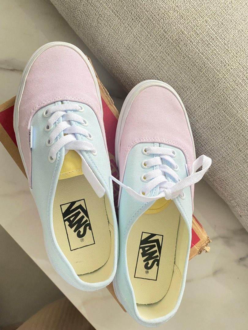 Vans authentic pastel block Women s Fashion Footwear Sneakers on Carousell