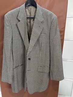 VINTAGE BLAZER SUIT CHECKERED GOOD QUALITY