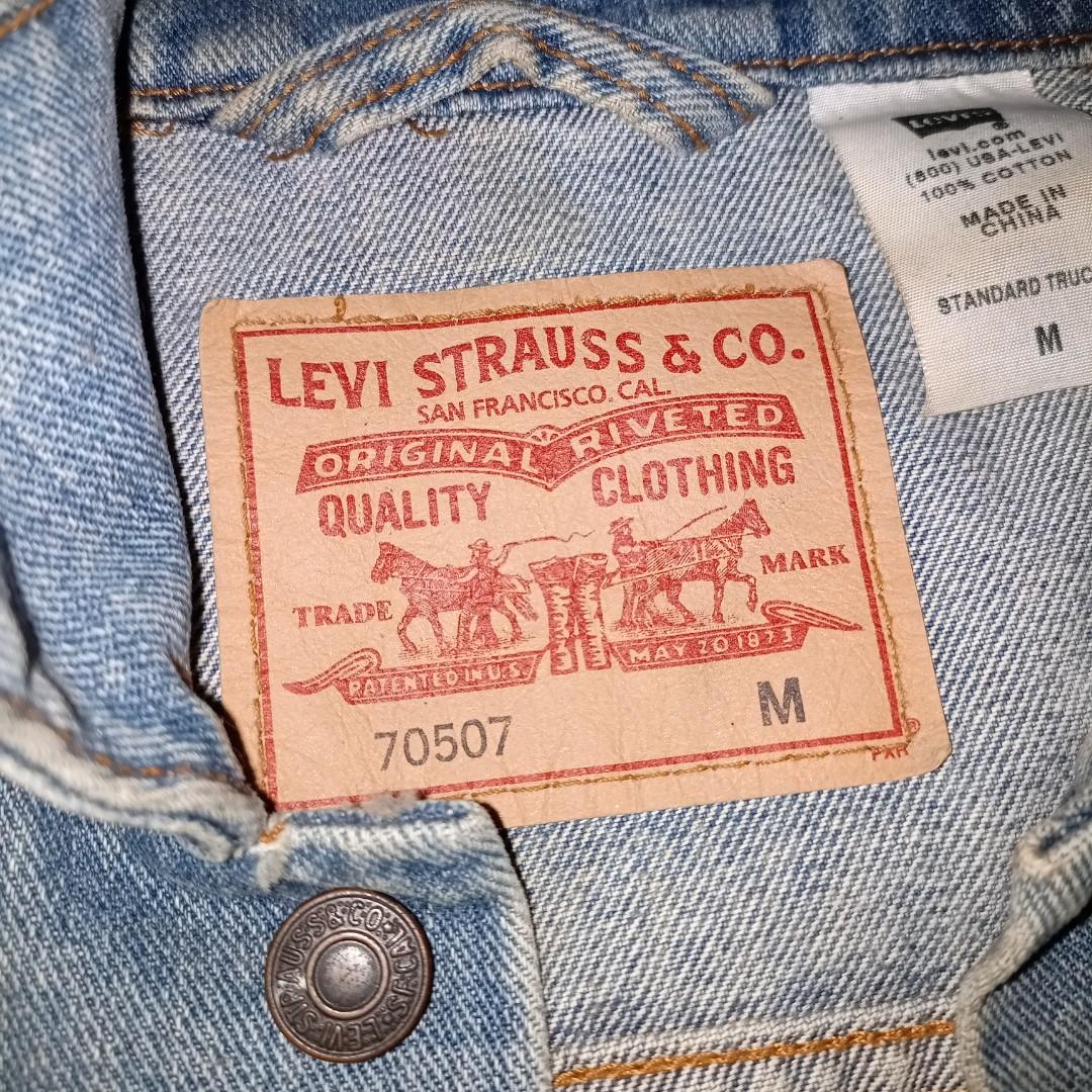 Vintage Levi's Trucker Code: 70507, Men's Fashion, Coats, Jackets and  Outerwear on Carousell