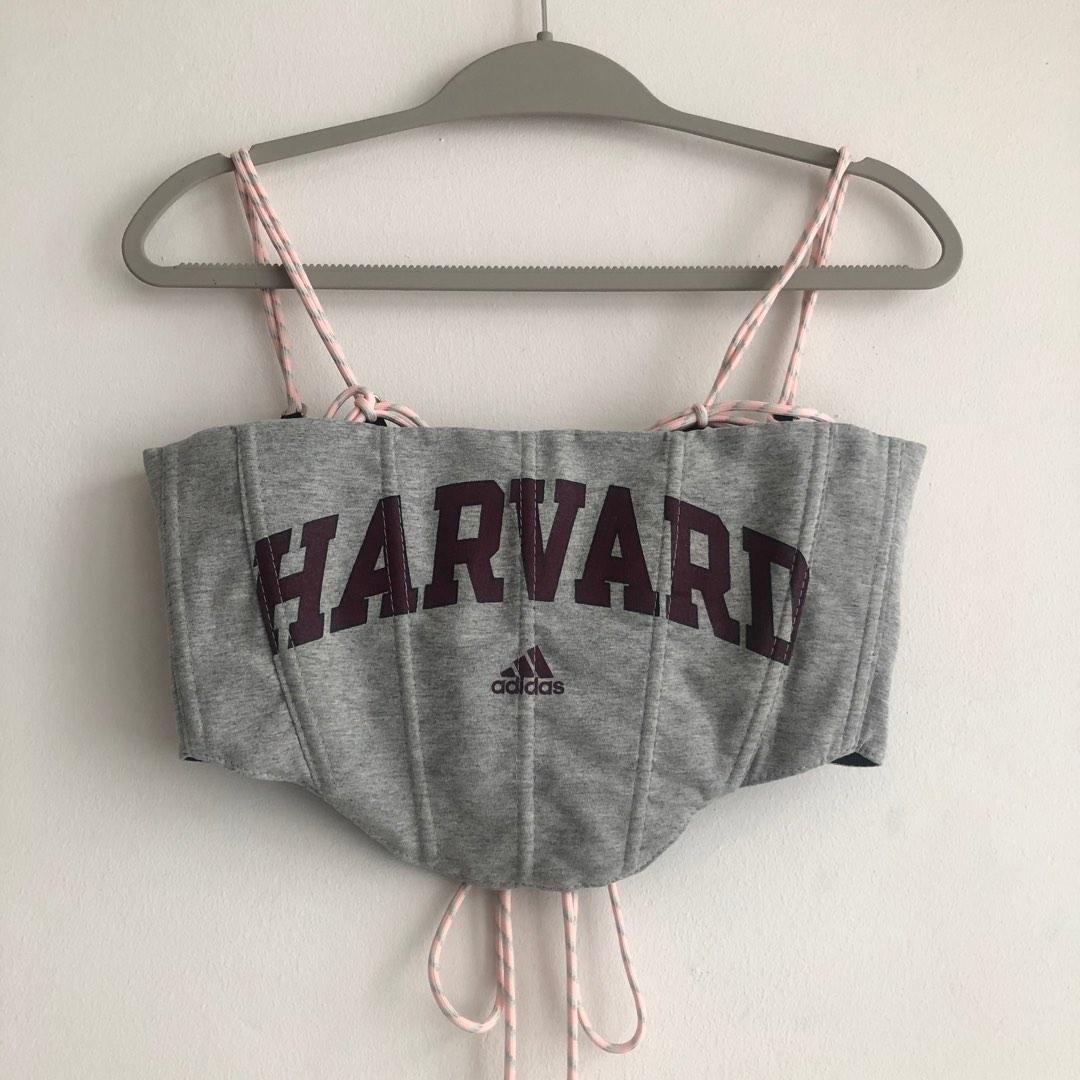 Vintagewknd reworked Harvard Adidas corset, Women's Fashion, Tops, Other  Tops on Carousell