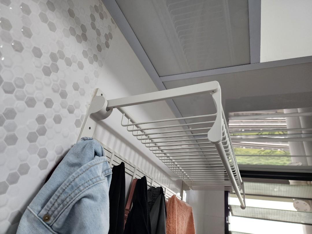 Wall Mount Clothes Drying Rack Furniture Home Living Home wall-mount-clothes-drying-rack-furniture-home-living-home