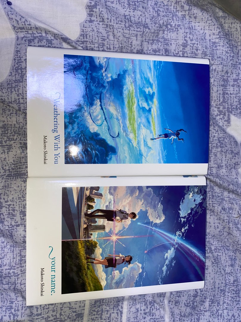 Weathering With You + Your Name Makoto Shinkai, Hobbies & Toys, Books