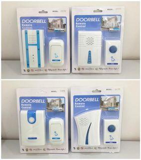 Wireless Door Bell,Doorbell Kit with AC Plug-in Receiver Chimer and Self-power Transmitter