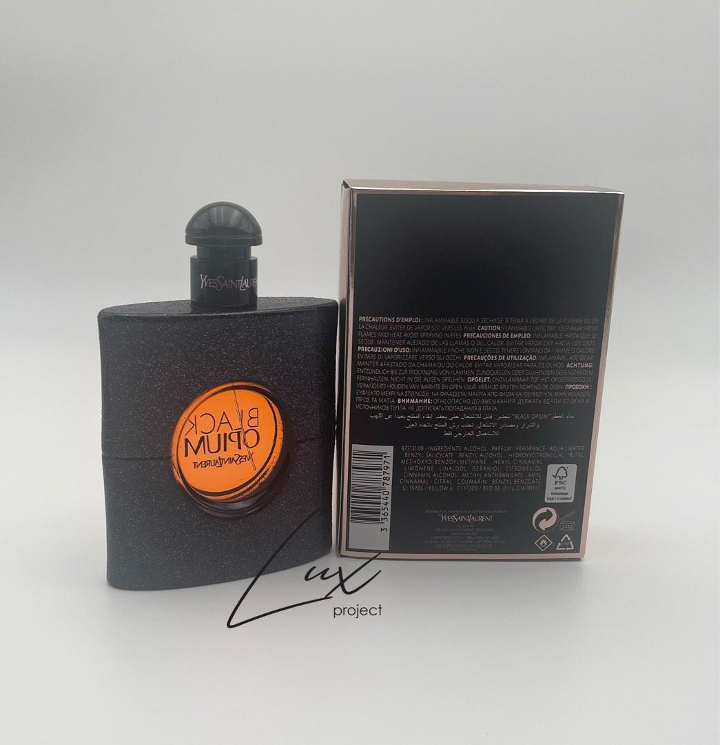 YSL BLACK OPIUM EAU DE PARFUM 90ml, Beauty & Personal Care, Fragrance