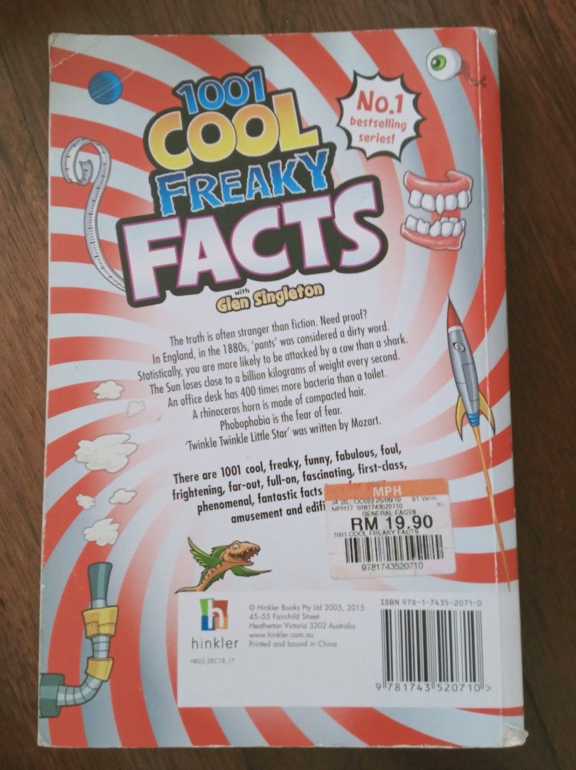 1001 cool freaky facts, Hobbies & Toys, Books & Magazines, Children&rsquo;s