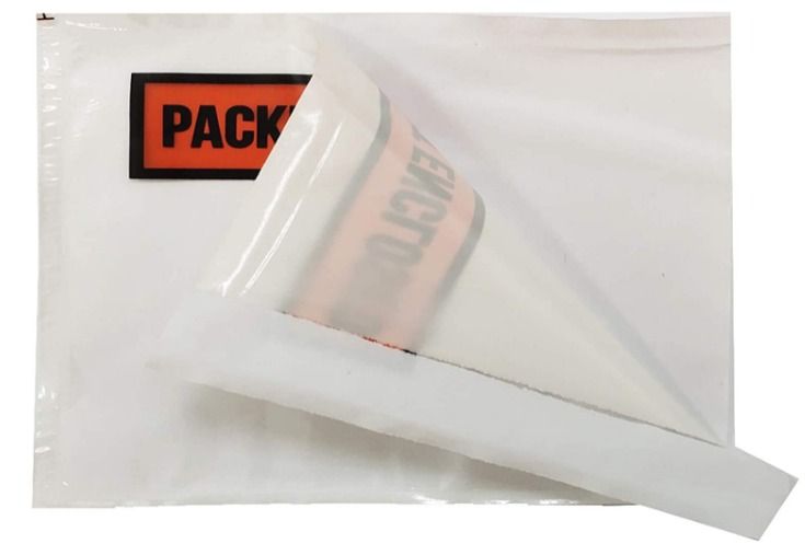100 PC SET Packing List Enclosed Full Sticker Sleeve Self Sealing ...
