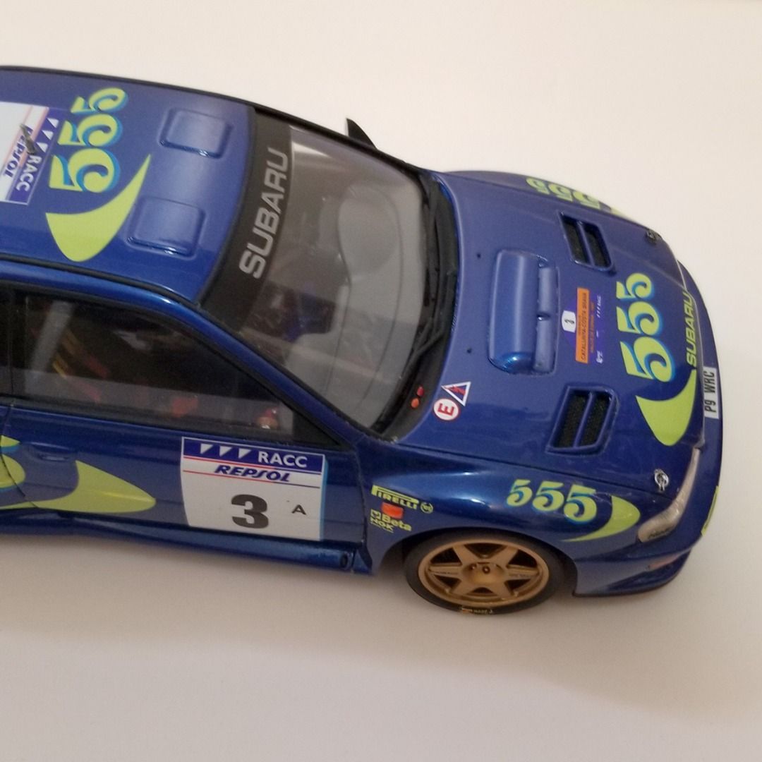 Tamiya Subaru Impreza 1998 1/24 + Transkit Belgacom - De Mevius SPA 1998 (Neuf)