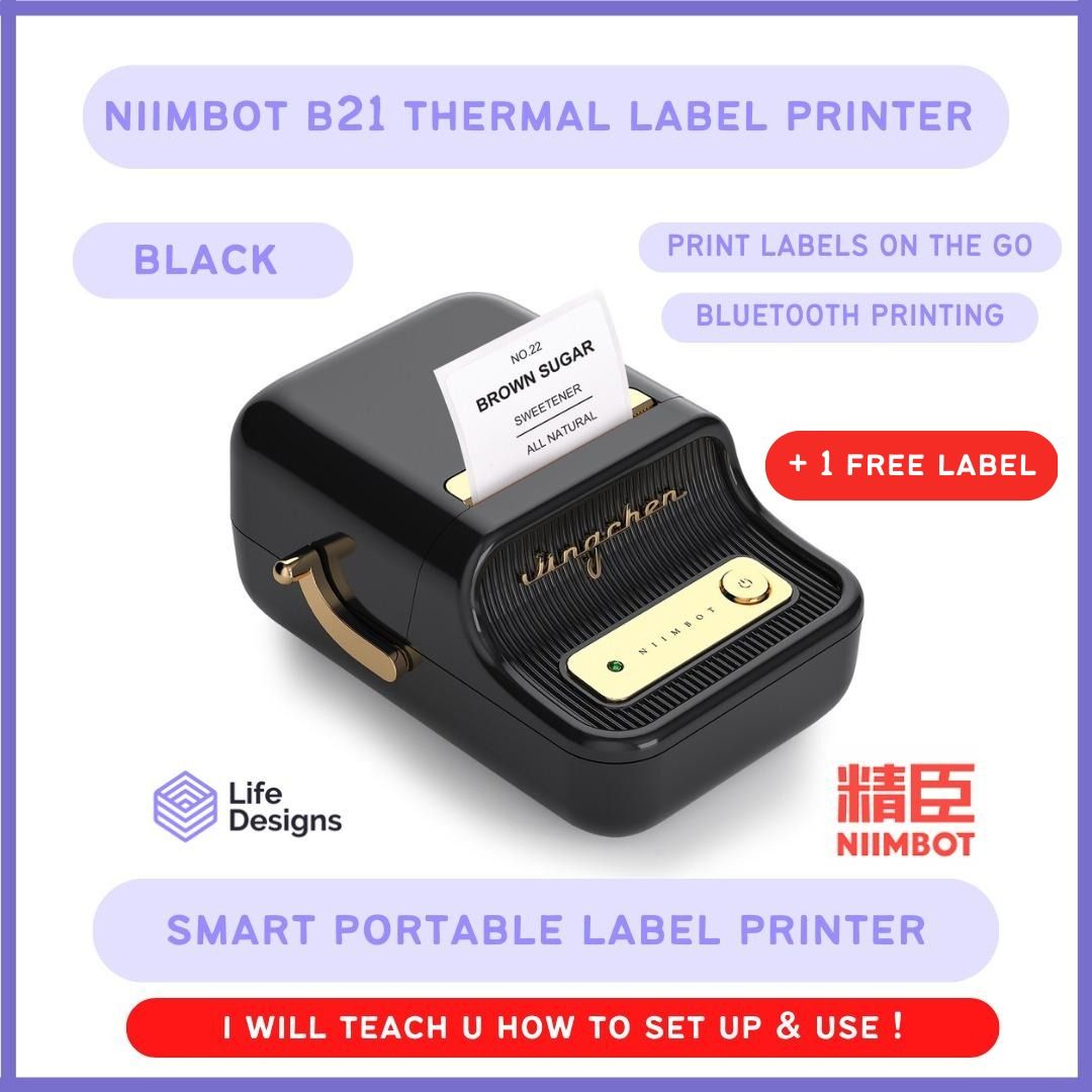 B21 Label Printer Tutorial - How to use B21 label maker & NIIMBOT