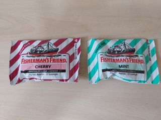 2x Fisherman's Friend Lozenges (Cherry + Mint flavour)