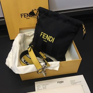 (Final Call) Boutique: $1300 - (7VA510-ADMA) Fendi Signature Black Sunflower Mini Bag