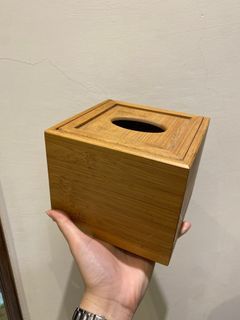 斷捨離-木質方形衛生紙盒