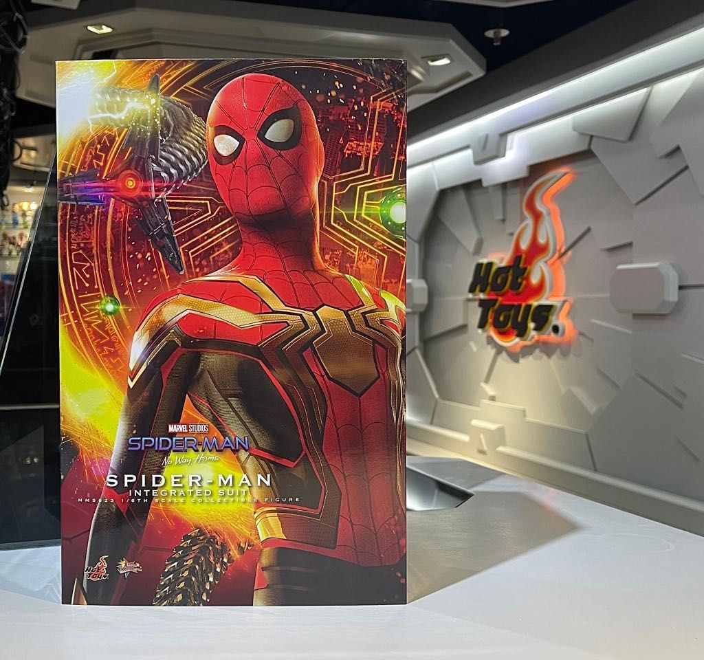 已可取貨訂單Hot toys Hottoys Spiderman Spider-man integrated suit