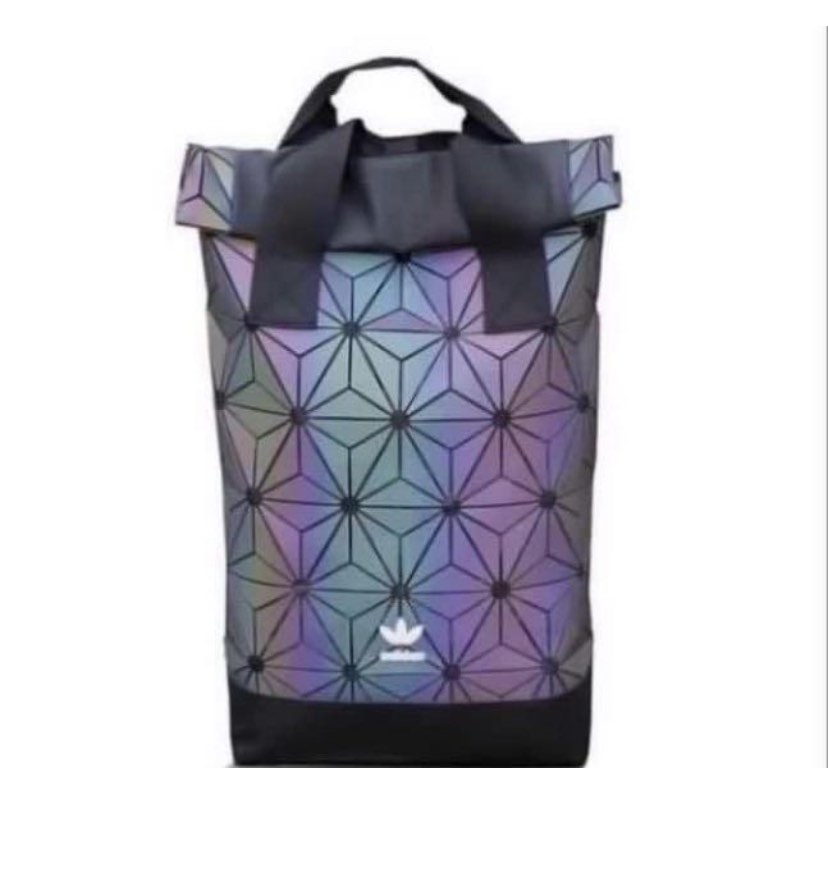 Adidas Double Hand Issey Miyake 3D Urban Mesh Roll Up Black Backpack, Men's  Fashion, Bags, Backpacks on Carousell