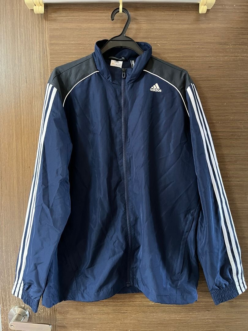 Adidas climalite store jacket blue