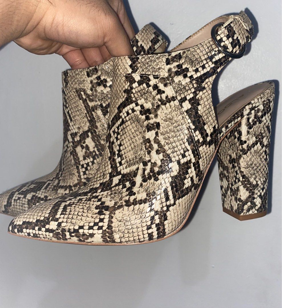 aldo snake heels
