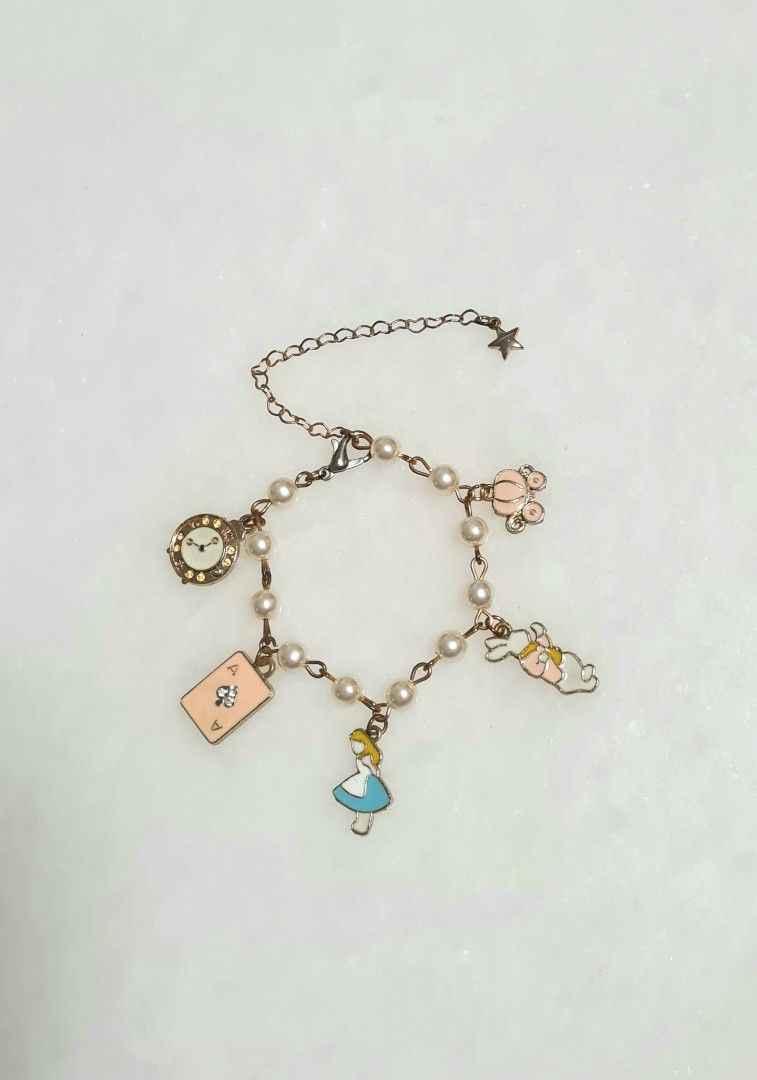 Alice in clearance wonderland charm bracelet