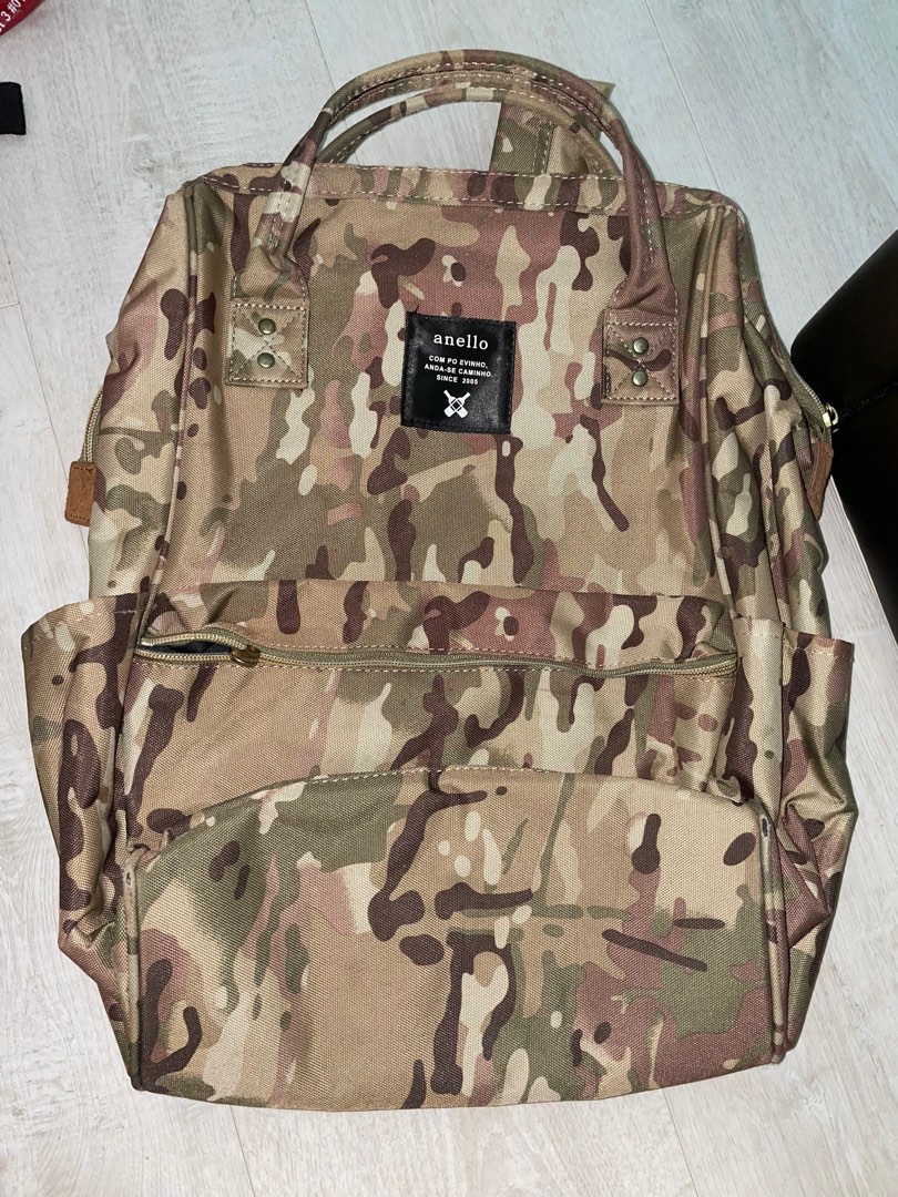 Anello Backpack Camouflage, Women's Fashion, Bags & Wallets, Backpacks